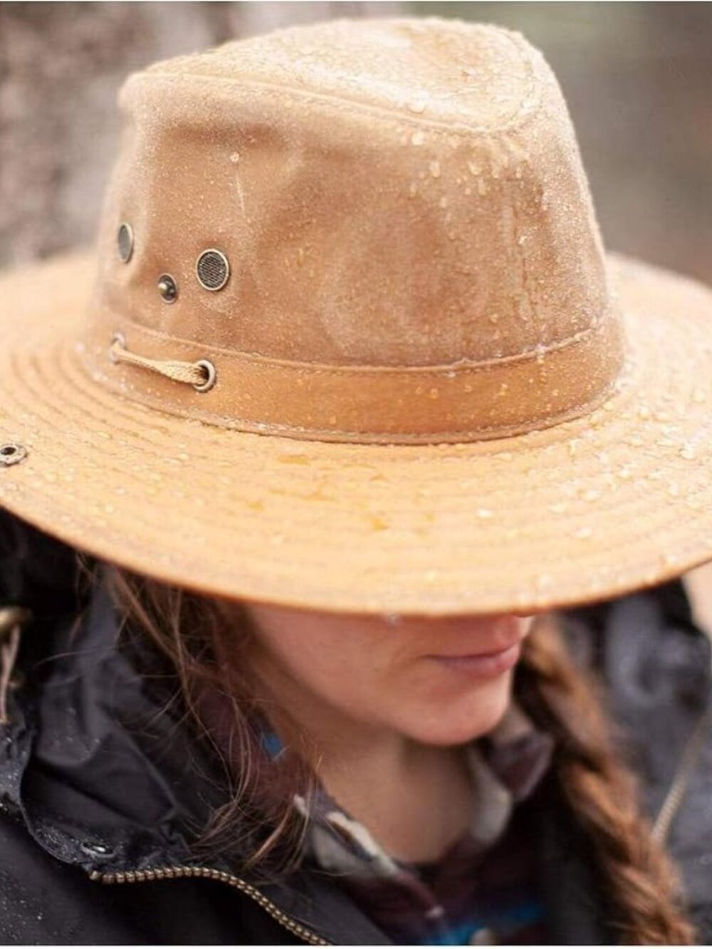 River Cowboy Oilskin Hat Outback Trading Co. | Tan, Small